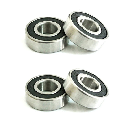 4 Pack 6202RS Front And Rear Wheel Bearings Set For Coleman Powersports CT200UEX Trail 200cc Baja MB165 MB200 Mini Bikes 6202Z Chrome Steel Deep Groove Ball Bearings With Standard Grease Fill Built For Beefy Performance