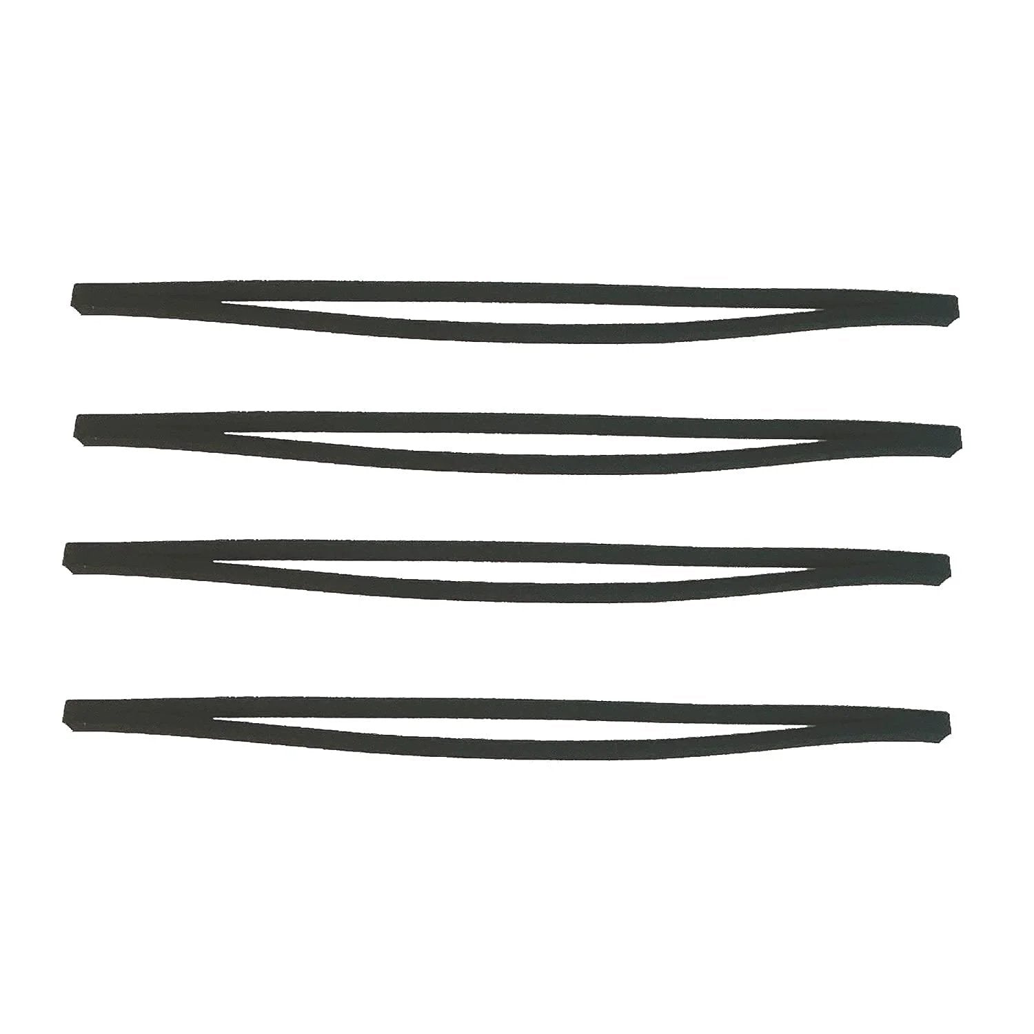 4 Pack Foam Gasket Replacement for Vacuum Sealer Upper and Lower Seals Fits E2900 E2901 Series by Geryon, black foam strips