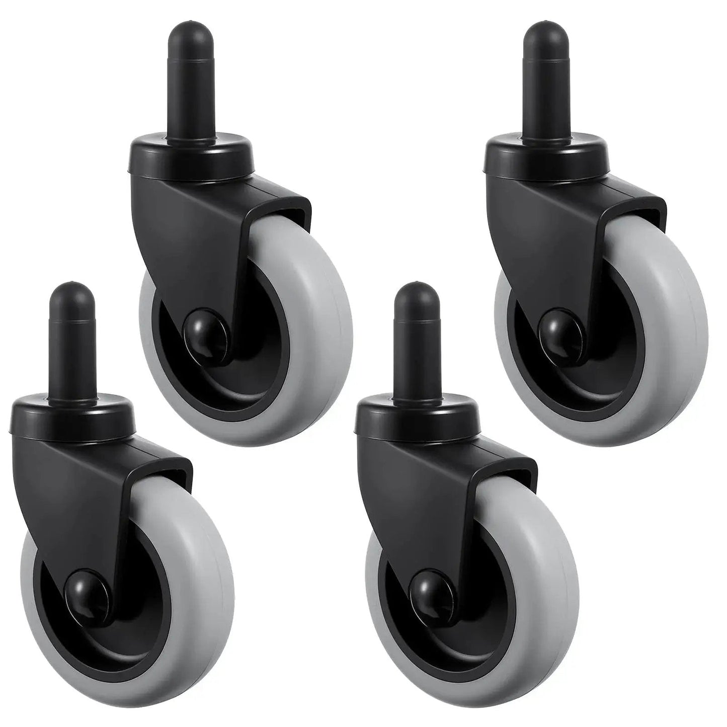 Four Piece Mop Bucket Wheel Replacement Set Non Marking TPR Casters For Models 7570 L2 7571 7580 7581 7582 7583 And WaveBrake
