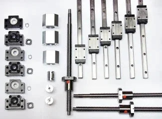 4'X2' Feet CNC Router Kit 16mm Rail Guideway System & Ball Screws XYZ Travel 48" x 24" x 10"