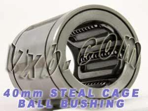 40mm Ball Bushing SDM40GA Steel Retainer Linear Motion Bearing
