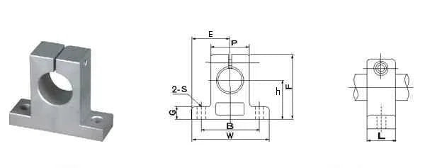 40mm Shaft Support Pillow Block Supporter