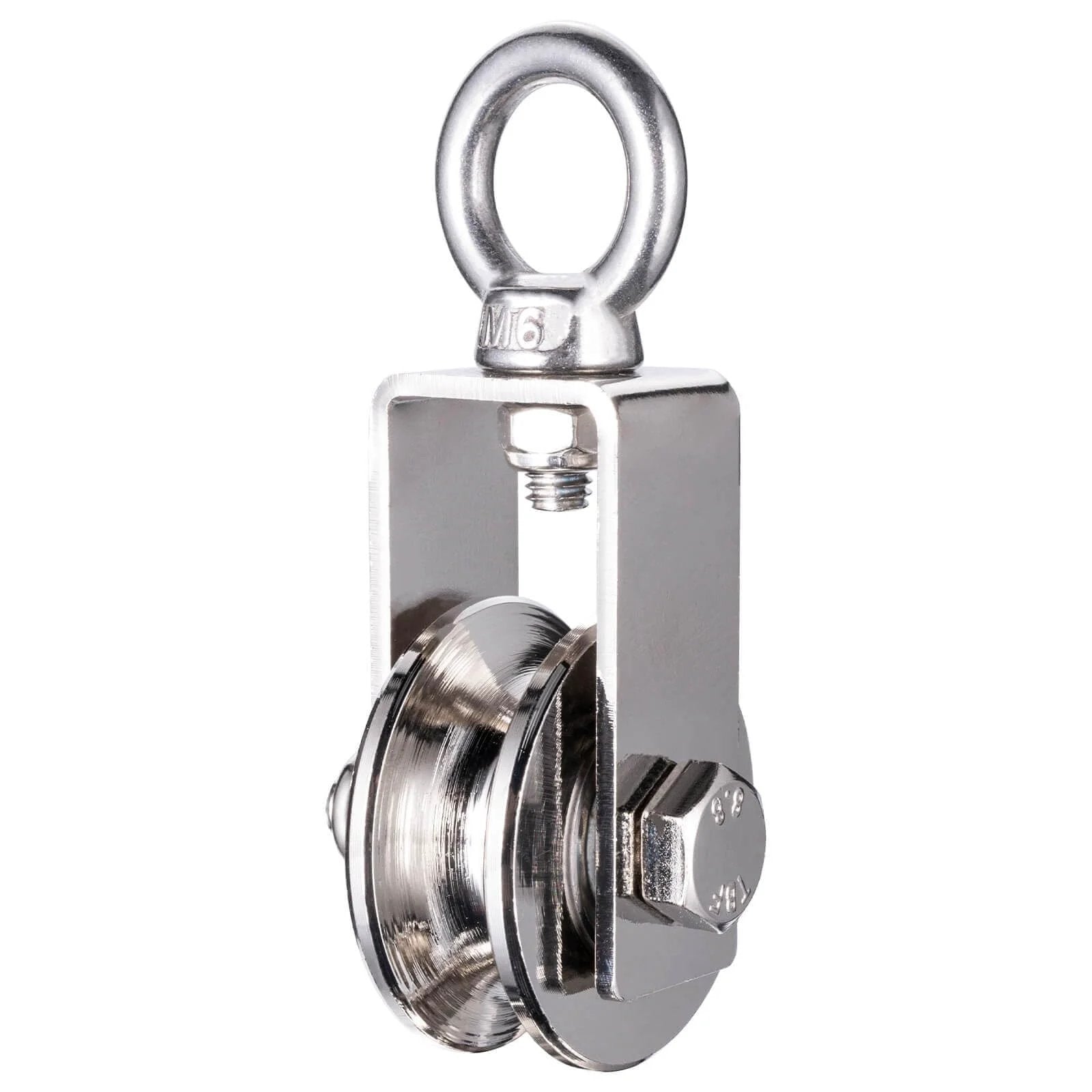 40mm Cable Pulley Wheel, Bearing Inside, Rope Pulley for Pulley System, Gym Equipment, Clothesline and DIY Projects 1Pack shown vertically