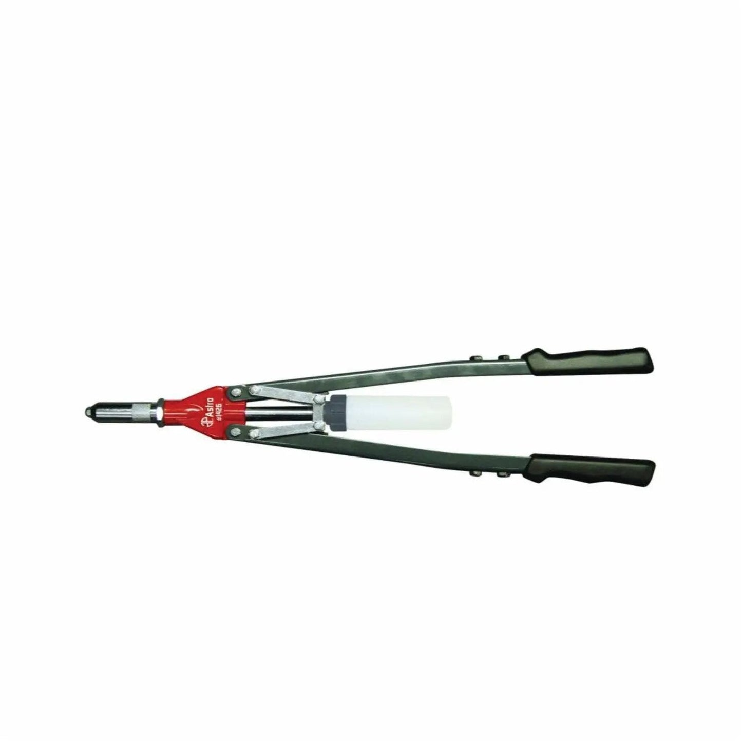 Heavy Duty Hand Riveter One Quarter Inch With Long Handles For Leverage Astro Pneumatic 1426 Includes Nose Pieces Metalwork Tool