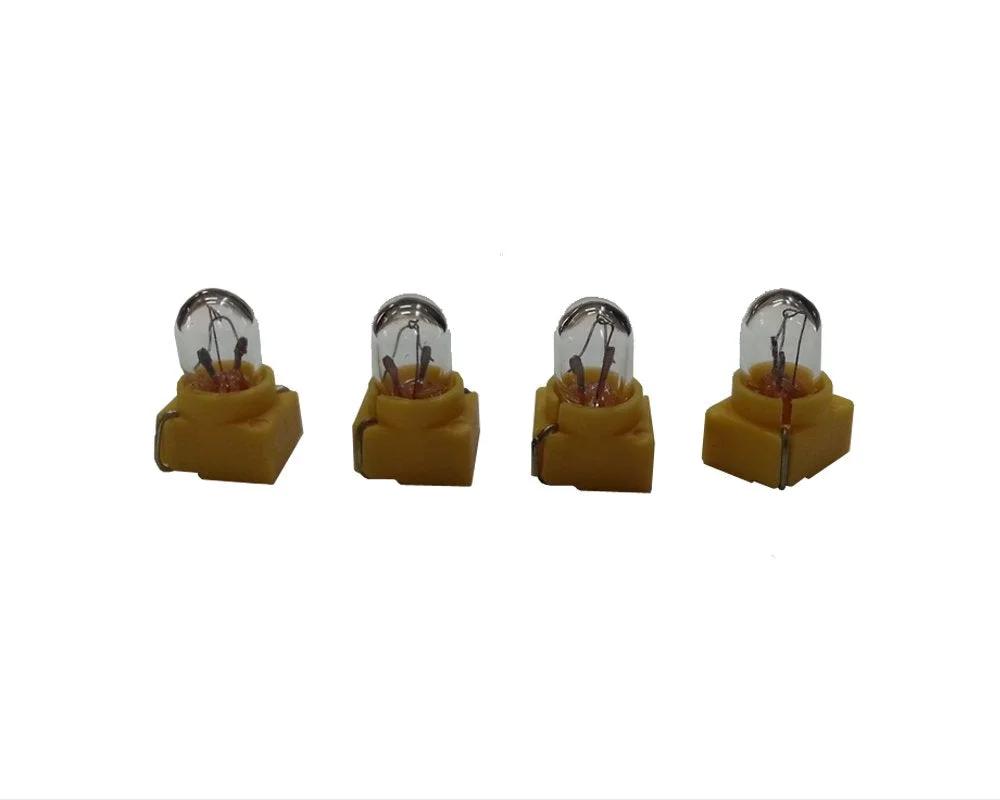 Close-up of four replacement bulbs for GM Stepper Motor Repair Kit X27 168 For 03 To 06 Chevy Silverado Tahoe Yukon Suburban