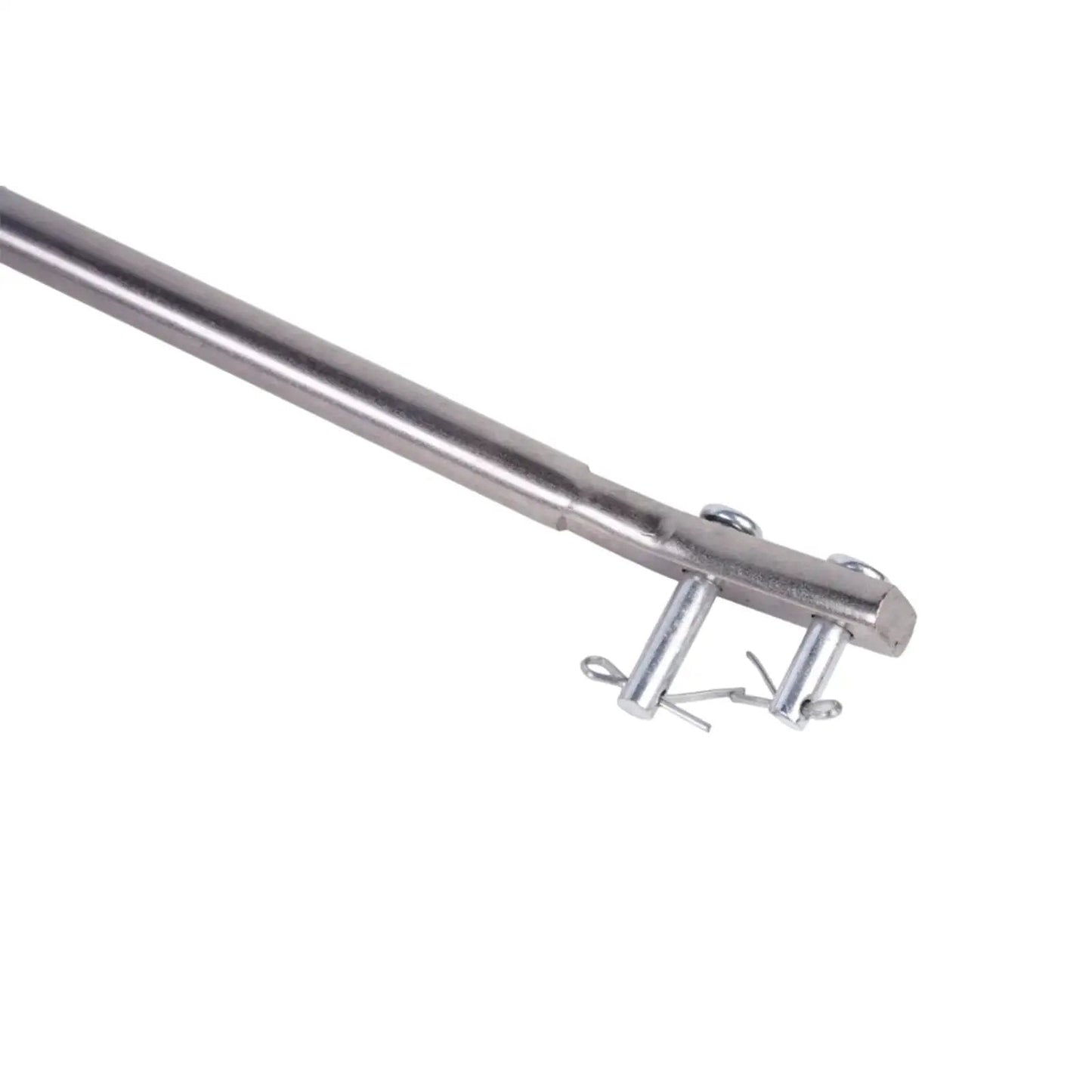 Side view of metal hydraulic rod for Heavy Duty Two Spool 25 GPM Double Acting Hydraulic Valve RD522CCAA5A4B1