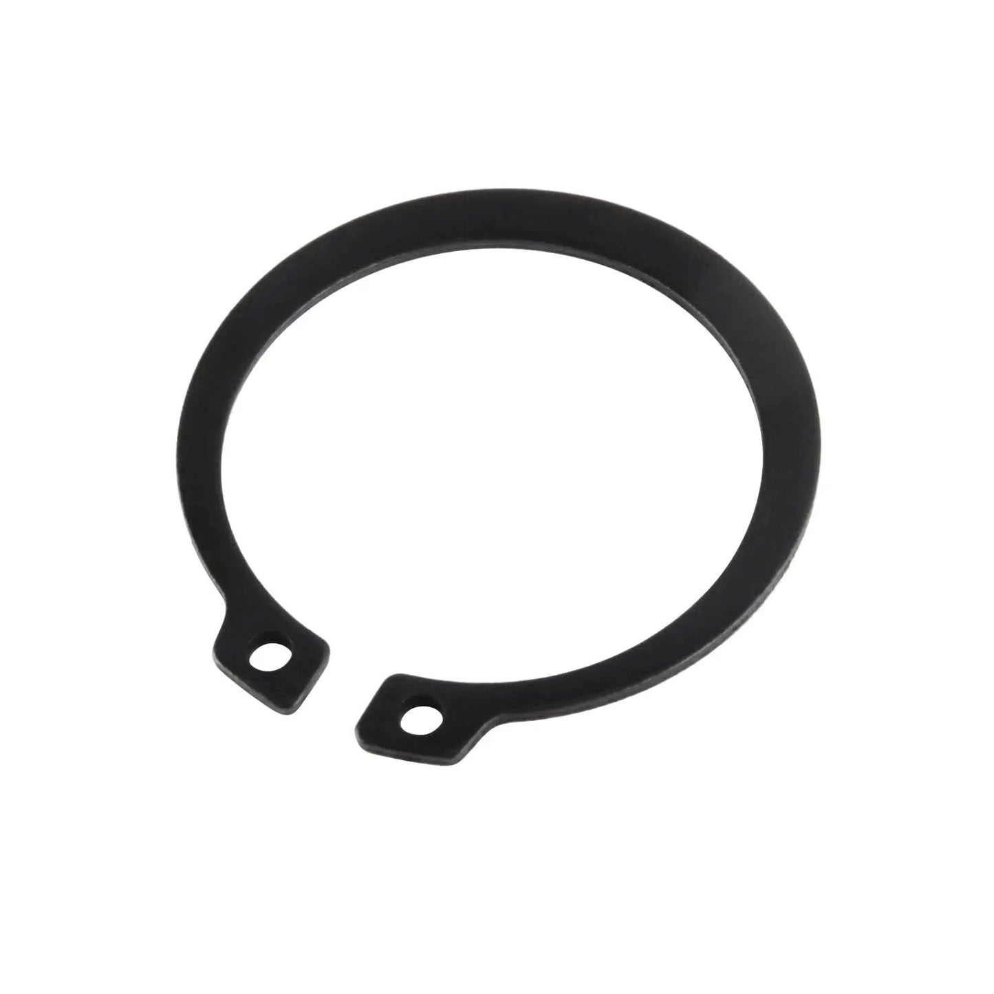External Retaining Ring Set 30 Pcs 1.52 Inch Shaft Diameter 0.12 Inch Aperture 65MN Snap Clip Ring For Valves Bearings Machinery