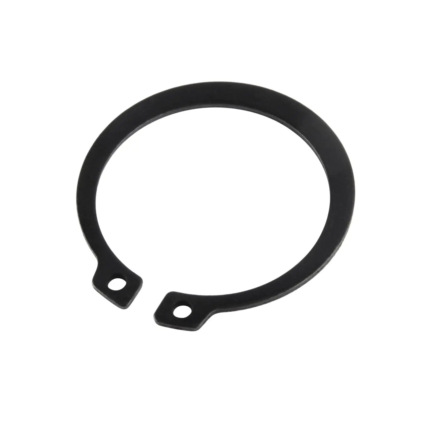 External Retaining Ring Set 30 Pcs 1.52 Inch Shaft Diameter 0.12 Inch Aperture 65MN Snap Clip Ring For Valves Bearings Machinery