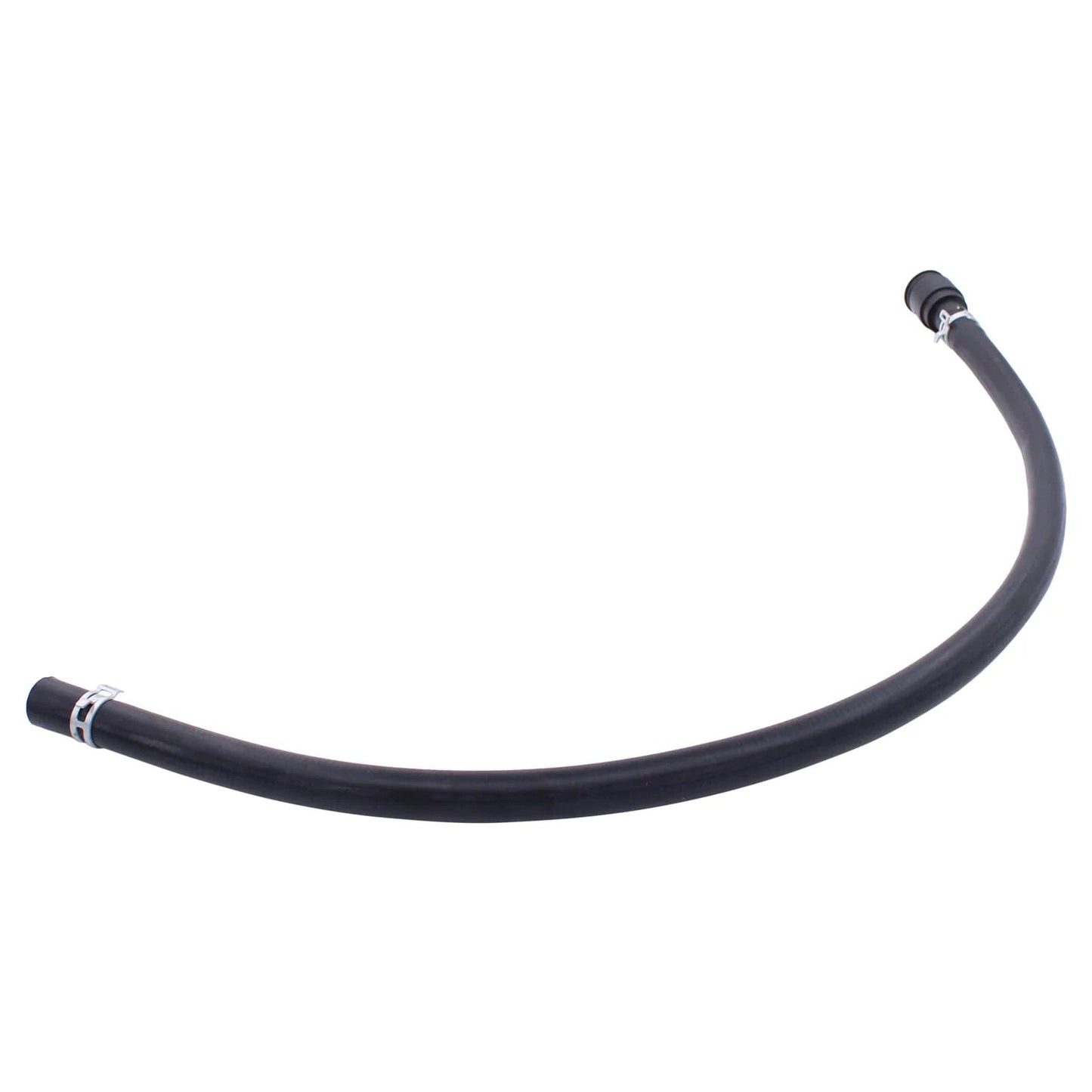 HVAC Engine Heater Inlet And Lower Radiator Outlet Hose Assembly For Cadillac Escalade Tahoe Suburban Silverado Yukon Avalanche GMC Sierra 2007 Through 2014 Direct Fit OEM Style, showing black rubber hose with fittings.
