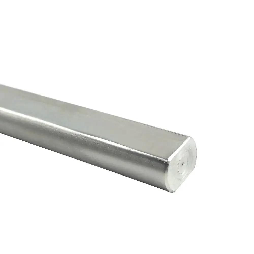 36 Inch Three Quarters DD Steering Shaft For Universal U Joints, close-up view of steel shaft with double-D design