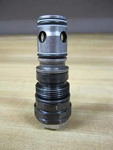 Bosch Rexroth D620K2-12/100XYV Hydraulic Control Valve 3-1/2 Inch Long on wooden surface, front view