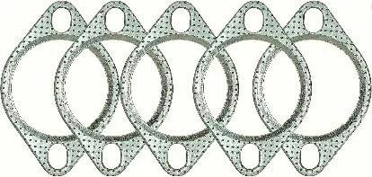 5 Piece 2.75 Inch Exhaust Gasket Set For 70mm Muffler Flange And Manifold 2 Bolt Pattern High Temperature Graphite With Fire Ring Premium Automotive Seals For Leak Free Performance And Durable Heat Resistance