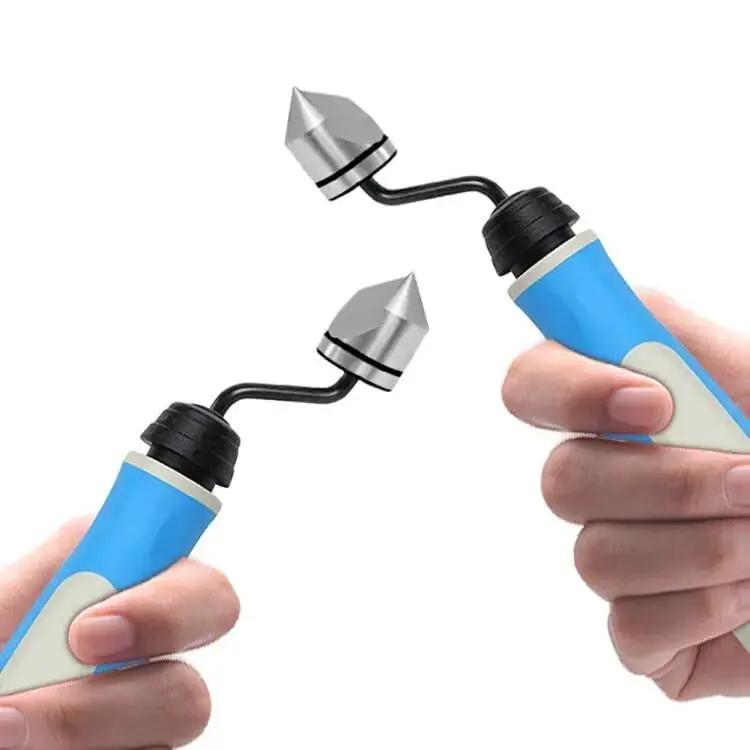 Pro Deburring Tool Set With 90 Degree Countersink Bit For Metal Wood And Plastic Chamfer Burr Remover in hand