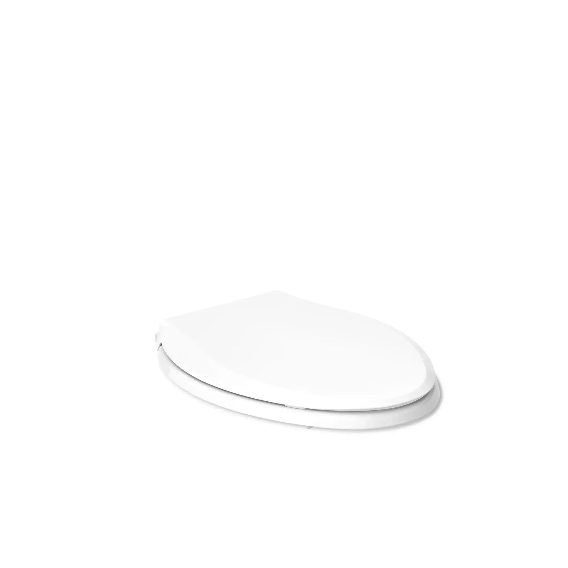 Cachet ReadyLatch Elongated Toilet Seat With Soft Close Lid And Easy Install, shown from above with lid closed.