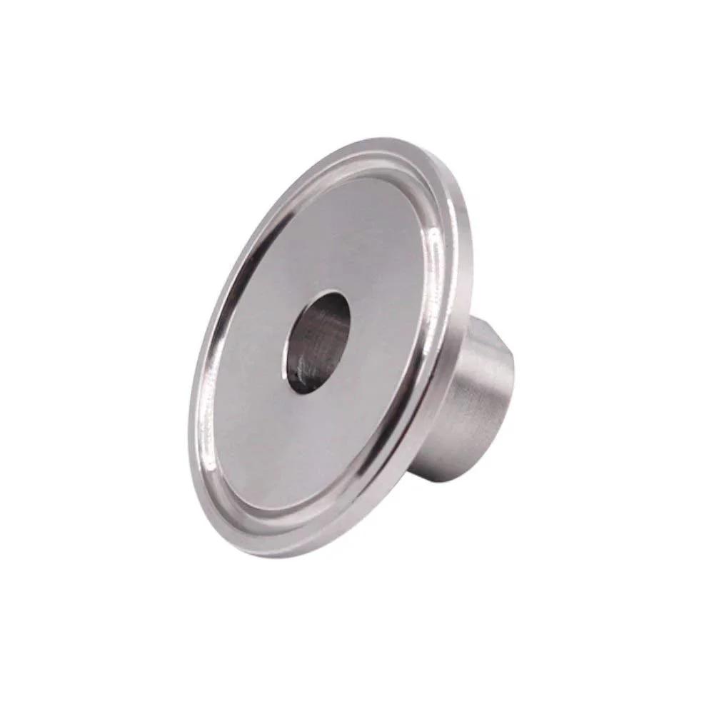 Stainless Steel 304 Sanitary Tri Clamp to One Quarter Inch NPT Female Connector For Food Beverage And Dairy One And A Half Inch Tri Clamp Fitting With Fifty Point Five Millimeter Ferrule OD