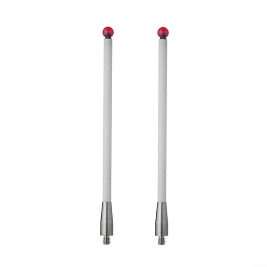 2 Pack A5000 3712 CMM Touch Probe Stylus With 6mm Ceramic Ball Tip 100mm Long M4 Threaded Handle CNC Probe Tip For Precise Measurements Crash Resistant Ceramic Shaft Great For Non Conductive Or Delicate Surfaces