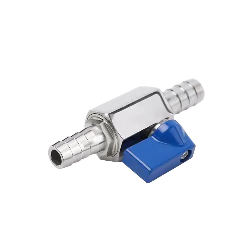 Heavy Duty Stainless Steel Shut Off Valve Three Eighths Inch Hose Barb Ball Valve For Water Fuel Air Applications Tough As Nails