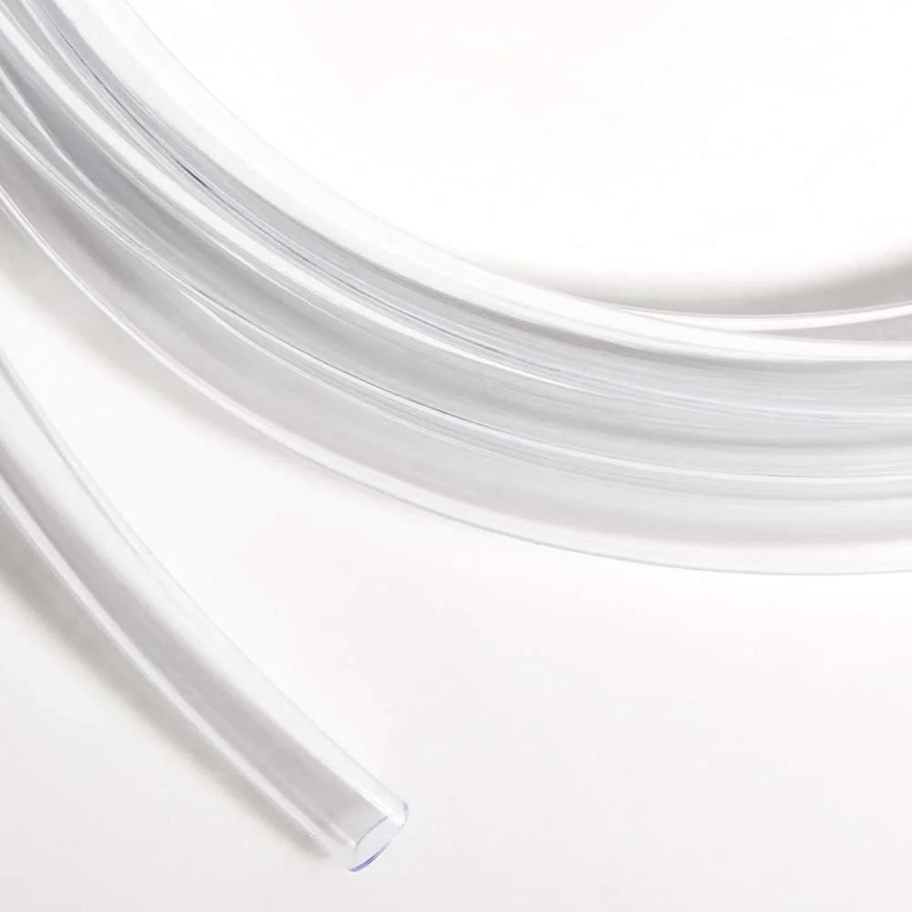 Clear PVC Vinyl Tubing 8mm ID By 10mm OD Flexible Lightweight Hose 3.3 Ft BPA Free Oil Resistant Multipurpose Line For Water Aquariums