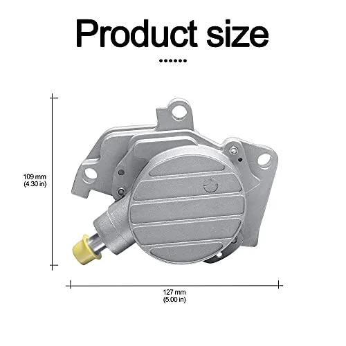Brake Vacuum Pump 038145101B OE Replacement For 1999 To 2004 VW 1 9L TDI ALH SOHC Diesel Engine with size dimensions