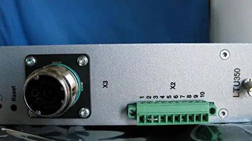 Back view of LTU350 Servo Amplifier Module 0608750108 New Single Unit AC Servo Drive with connectors for robotics automation