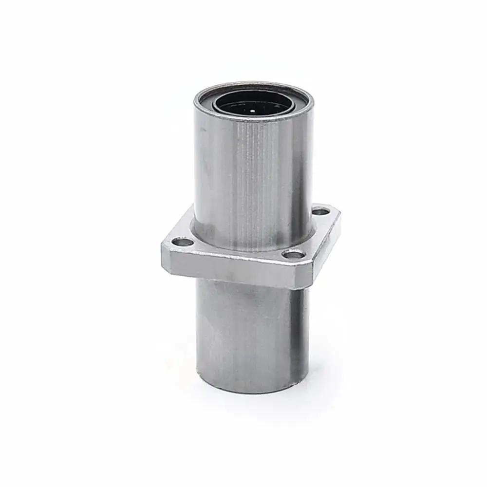 Long Type Rubber Sealed Linear Motion Ball Bearing With Middle Square Flange For 10mm Shaft CNC Machines And 3D Printers