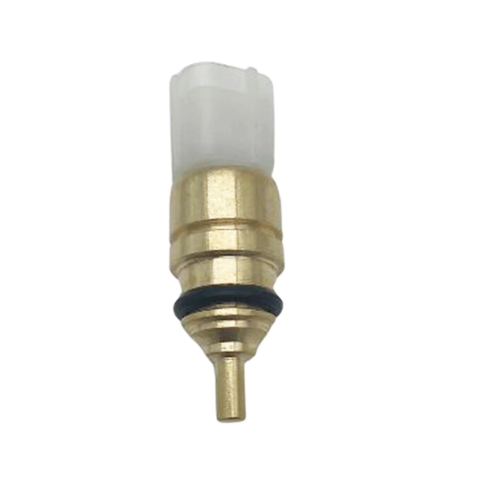 Engine Coolant Temperature Sensor Compatible With Hyundai 08 17 Santa Fe Sport Sonata Tucson And Kia Forte Forte Koup Forte5 Optima Rondo Sorento L4 2.0L 2.4L Replaces 39220 38010 Drop In Easy Quick Install, close-up view.