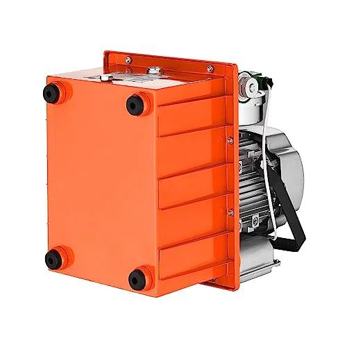 Side view of Beefy 10000 PSI Hydraulic Electric Pump with Double Acting 750W Copper Core Motor and 8L Power Pack Cylinder