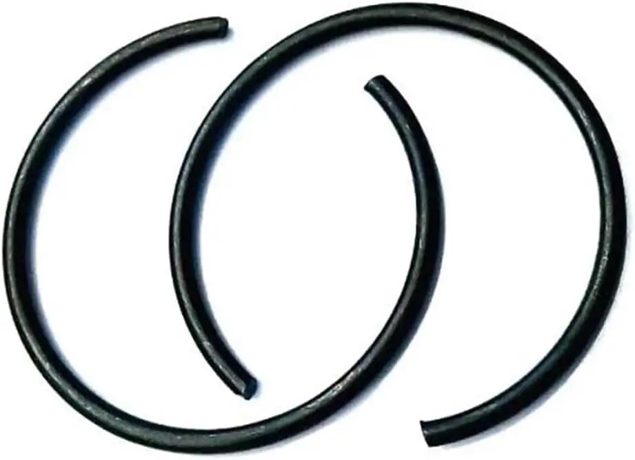 Round Wire Snap Rings Set Of 10 For Shafts And Holes 2mm Wire Diameter Spring Steel Retaining Circlips Fits OD 14mm To 113.5mm
