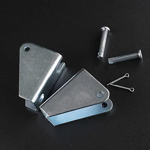 Heavy Duty Steel Mounting Brackets For Linear Actuators 2 Pack Silver And Black Built Tough To Withstand Side Forces Easy Install