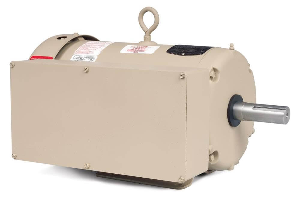 5 HP 1800 RPM 184T TEFC 1-Phase 230V Farm Duty Motor Single Unit with Sealed Ball Bearings, Thermal Protection, Heavy-Duty Shaft, Ideal for Aeration Fans, Augers, Pumps, Irrigation Towers