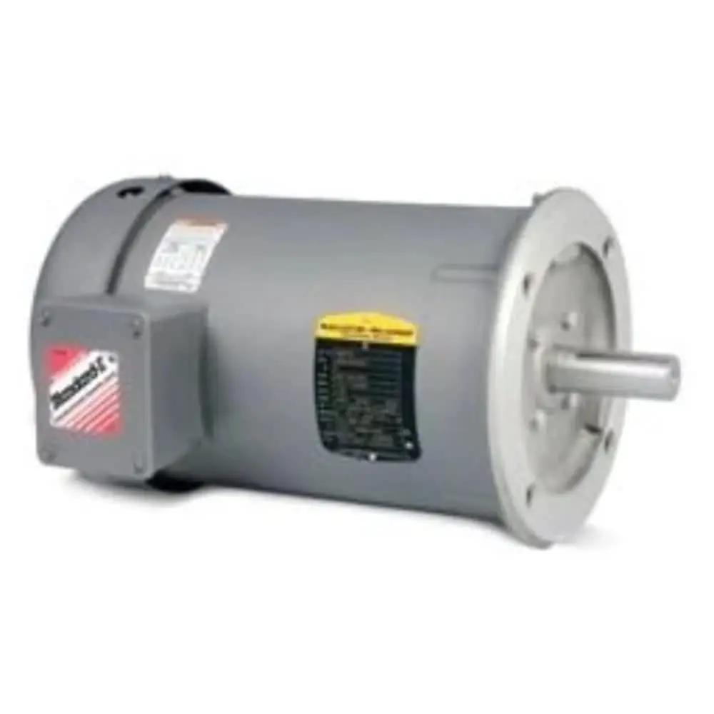 Single three-phase electric motor 0.75 HP 60 Hz 1800 RPM 56C frame TEFC 208-230/460 V footless C-face flange mount
