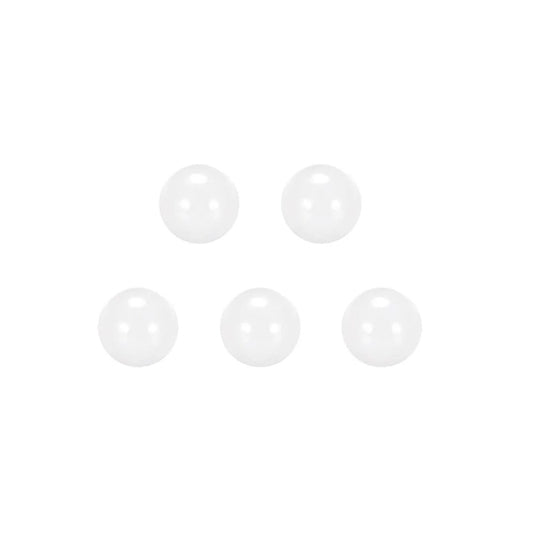 2mm Zirconium Oxide Ceramic Bearing Balls G5 Precision For Bearings 10 Pieces Pearly Luster Smooth Sphere Self Lubricating High Toughness Wear Resistant Great For Precision Machinery And Micro Projects