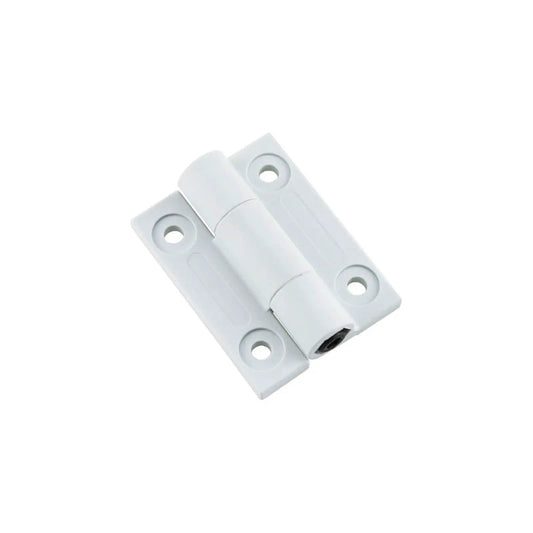 Flat Opening Torque Hinge Plastic Gate Hinge With Adjustable Torque One Piece White Durable Gate Hardware For Home Garden And Exterior Doors