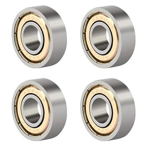 608 ZZ Double Shielded Ball Bearings For Skateboards Inline Skates And Scooters 8mm X 22mm X 7mm 4 Pack Durable Carbon Steel Bearings Built For Big Air Jumps Heelflips And Street Tricks