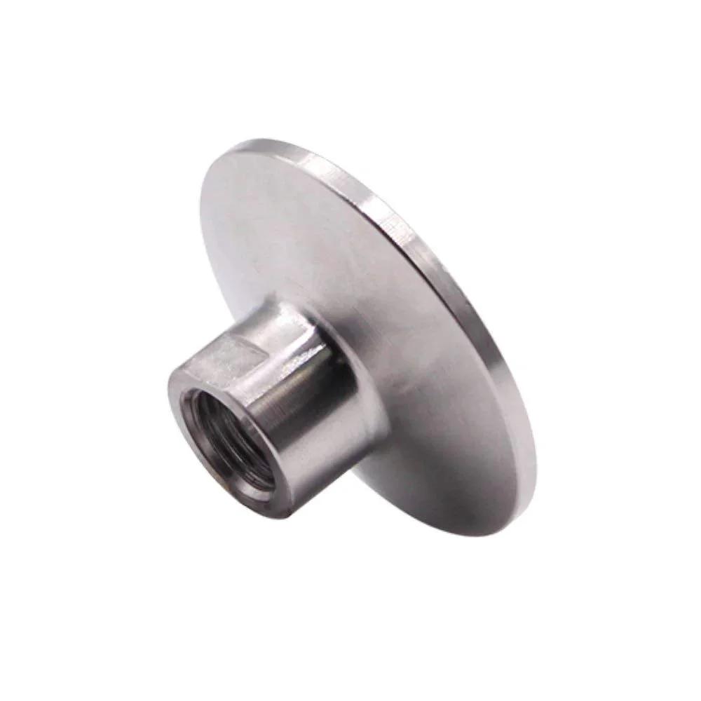 Stainless Steel 304 Sanitary Tri Clamp to One Quarter Inch NPT Female Connector For Food Beverage And Dairy, side view