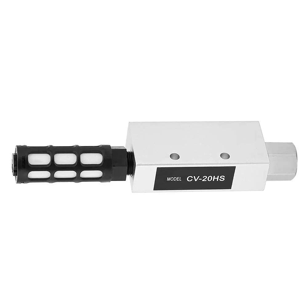 CV-20HS Vacuum Generator Pneumatic Exhaust Air Ejector With Silencer Aluminum Alloy Build For Sturdy Duty Precision Threads