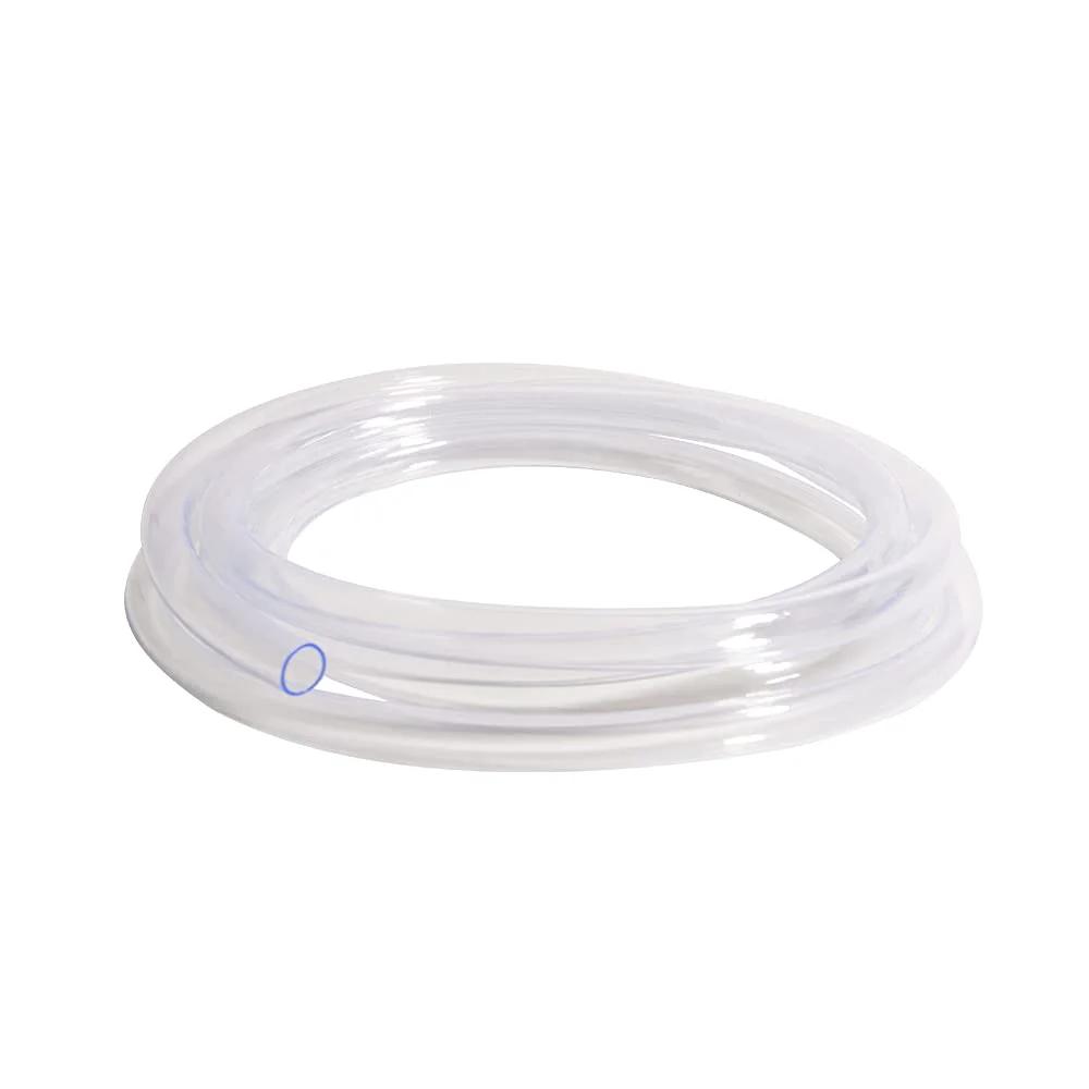 Clear PVC Vinyl Tubing 8mm ID By 10mm OD Flexible Lightweight Hose 3.3 Ft BPA Free Oil Resistant Multipurpose Line Coiled View
