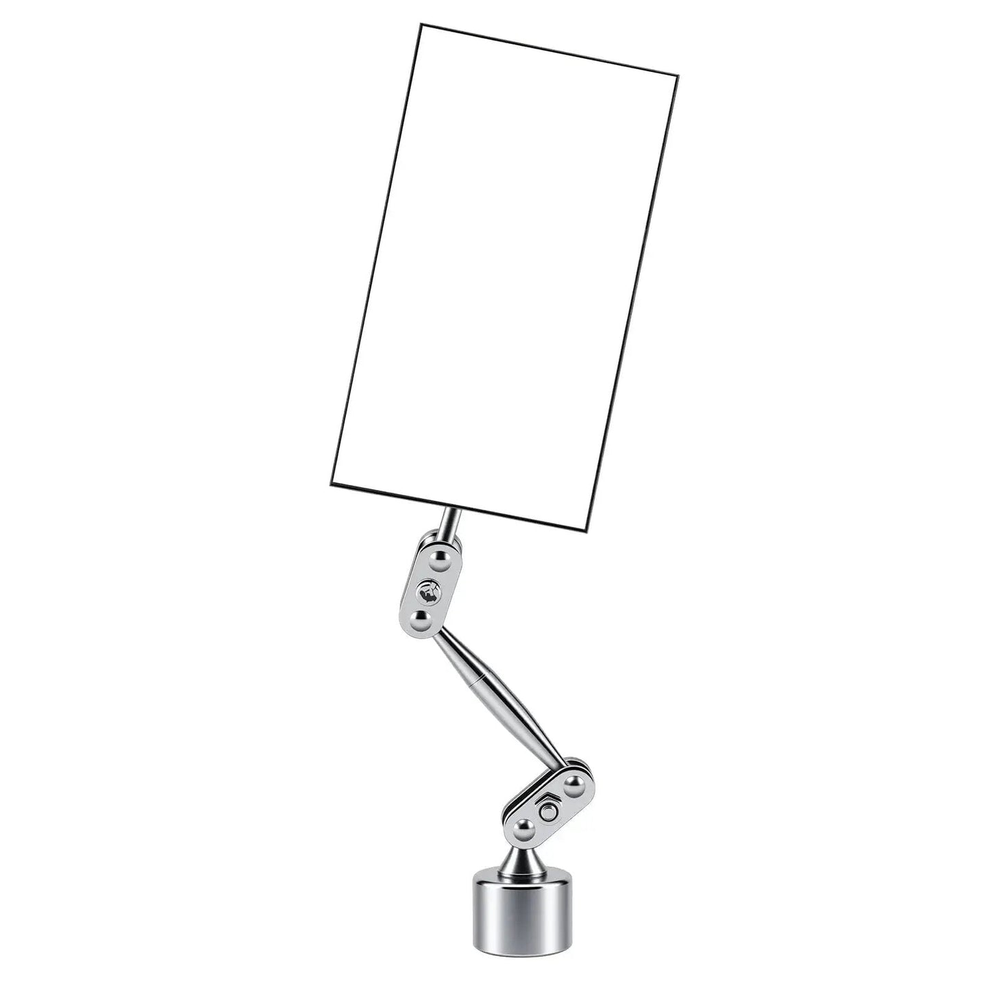 Magnetic Base Inspection Mirror With 3.5x2 Inch Head, Swivel Ball Joint, Hands Free Angles For Tight Spots In Equipment, Mechanical Welding, Coffee Machines, HARDK Maintenance Tools - side view