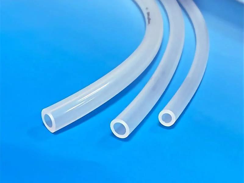 Top Notch Platinum Cured Silicone Tubing 1 Eighth Inch ID 1 Quarter Inch OD 10 Foot Length Medical Grade For Peristaltic Pumps FDA Registered