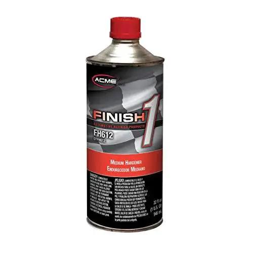 Can of Finish 1 medium hardener for automotive refinish, part of the Ultimate Overall Clearcoat For Automotive Refinish With Medium Hardener Included kit