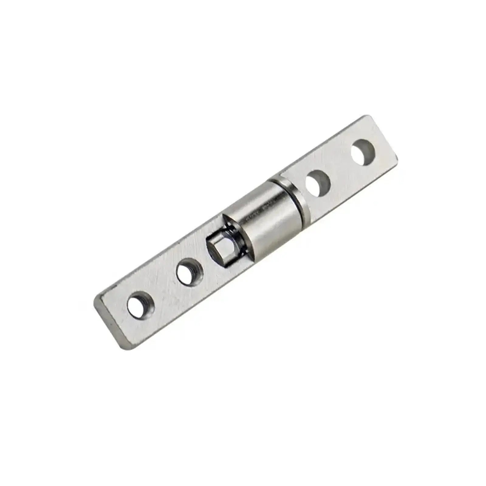 Constant Torque Position Control Hinge 10x57mm Concealed Damping Rotary Shaft Gate Hinge Heavy Duty Hardware Silver Finish