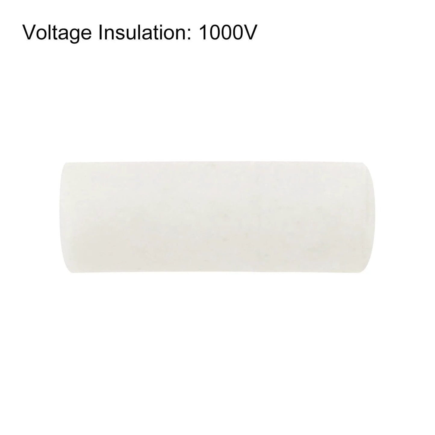 Five Pack Pro Grade High Temperature Ceramic Tube Insulators With 1mm Bore And 3x10mm Size For Wire Bundles, DIY Friendly