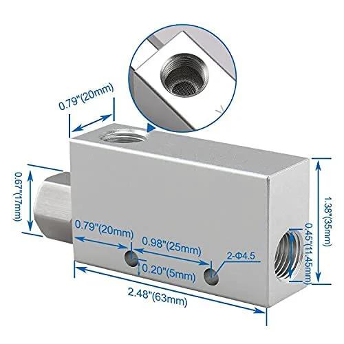 Vacuum Ejector Pneumatic Fitting CV 15HS One Quarter Inch PT Female Thread For Air Systems Silver Durable Connector
