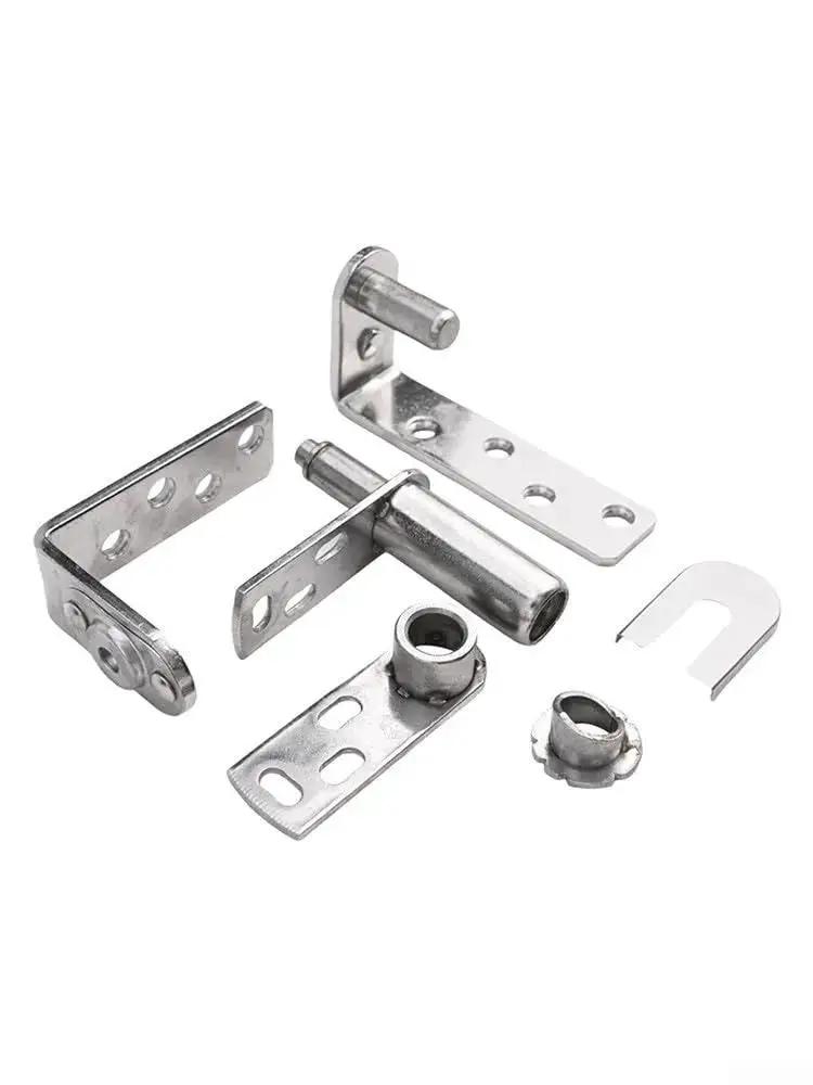 Stainless Steel Self Return Double Swing Door Hinge For Cafe Bar Saloon Doors Heavy Duty Hardware With High Load Bearing Capacity parts displayed