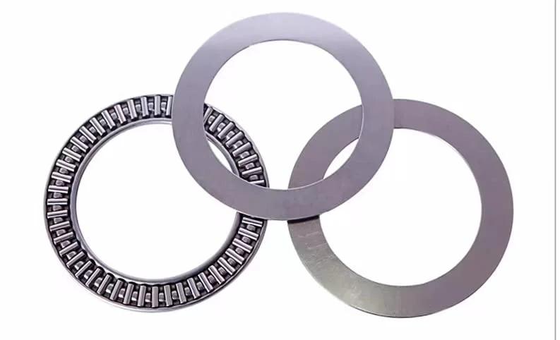 Three Pack AXK2542 2AS Thrust Needle Roller Bearings with Washers, 25mm Bore, 42mm OD, 4mm Width, ideal for machinery and CNC use