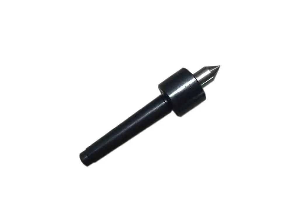 MT1 Small Body Mini Live Revolving Center With Triple Bearing for Lathe, Short Length, 95 mm OAL, Hardened Tool Steel Housing.