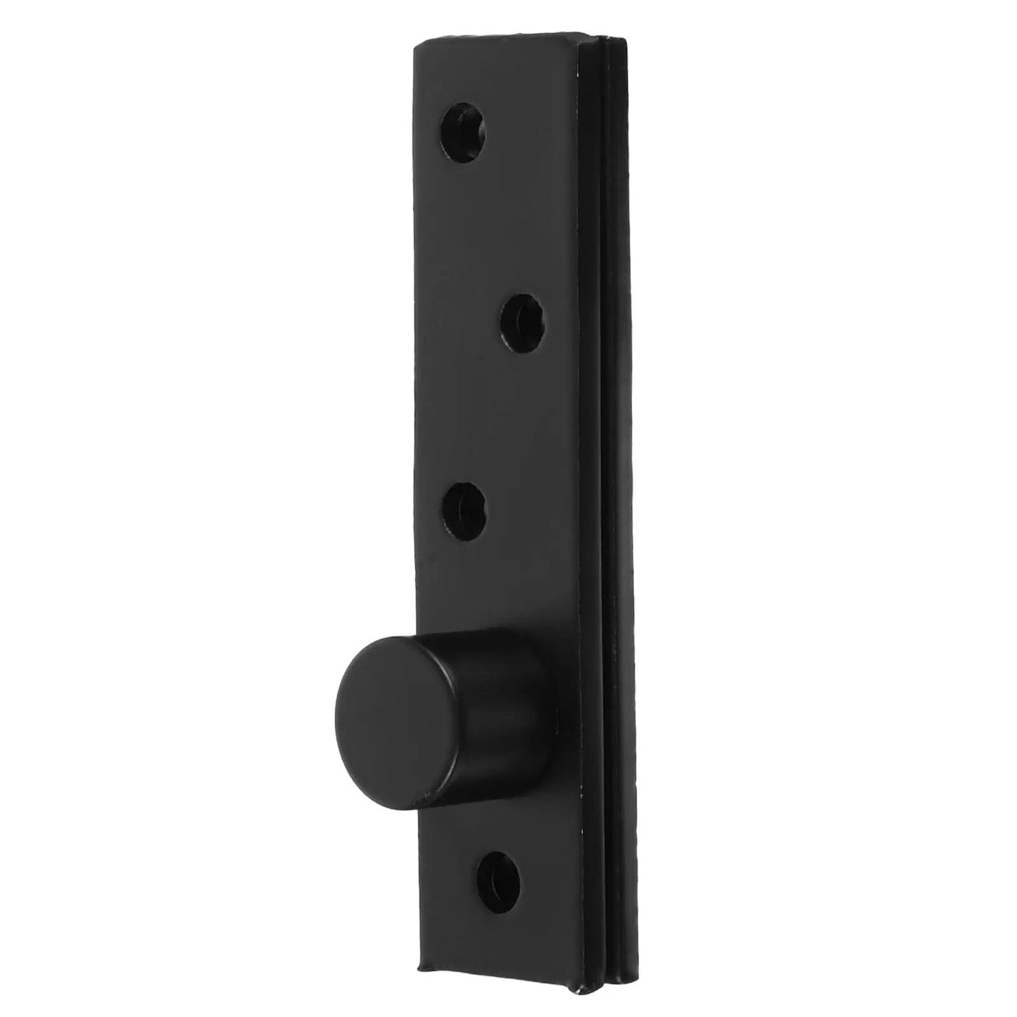 Heavy Duty Stainless Steel Pivot Hinge For Wood Doors And Narrow Openings With Hidden Central Pivot, Matte Black Finish