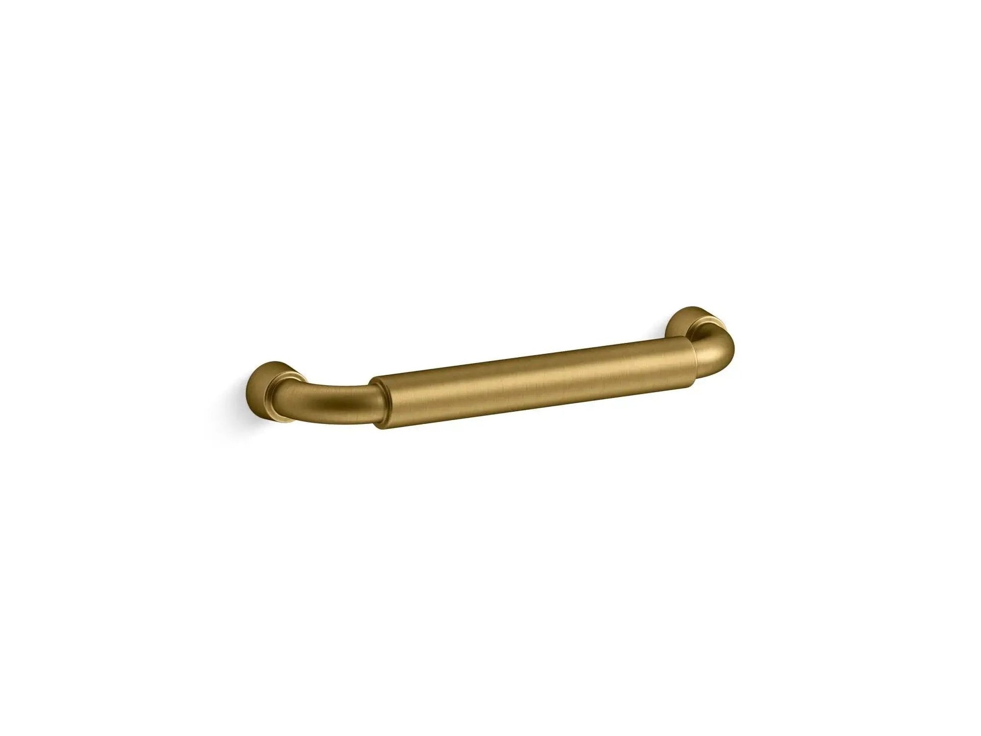 Kohler Tone 5 Inch Drawer Pull for cabinet hardware, sleek modern kitchen and bathroom handle, gold finish, minimalist design.