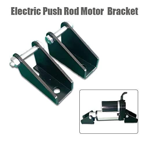 Heavy Duty Steel Mounting Brackets For Linear Actuators 2 Pack Silver And Black Built Tough To Withstand Side Forces Easy Install