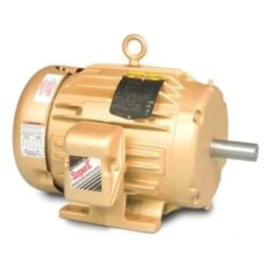 Single Unit General Purpose 3-Phase AC Motor 20 HP, 256T Frame, TEFC Enclosure, 1765 RPM, 60Hz, US Made, side view.